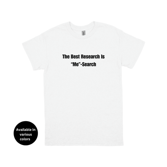 The Best Research is “Me”-Search T-Shirt – Professors, Teachers, Students & Researchers Tee