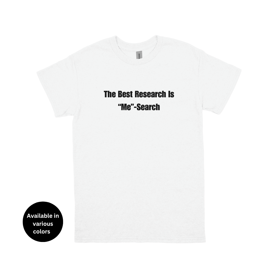 The Best Research is “Me”-Search T-Shirt – Professors, Teachers, Students & Researchers Tee